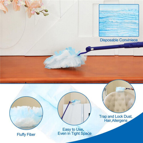 Ricariche per Spolverino da 160 Pezzi, Ricariche per Spolverino Usa e Getta Compatibili con  Duster 2