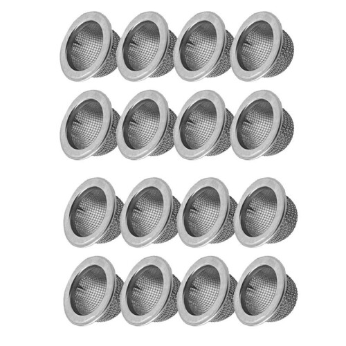 40Pcs Cocktail Smoker Filter Accessories, Double Screen Filter, Washable Stainless Steel Mesh Screen Filter Bowl 1