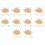 Gourd Crochets Épingles de Sûreté en Forme de Calebasse Swing Tag 1000 Pcs Gold Tone 2