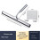 Shower Squeegee , Effective Rubber Blade Squeegee for Window, Shower Doors, Car Windshield, Mirrors, Kitchen Surfaces 10