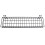 3X Hanging Basket for Wire Wall Grid Panel, Multi-Function Wall Storage and Display Basket, 40X10X5CM, Black Painted 5