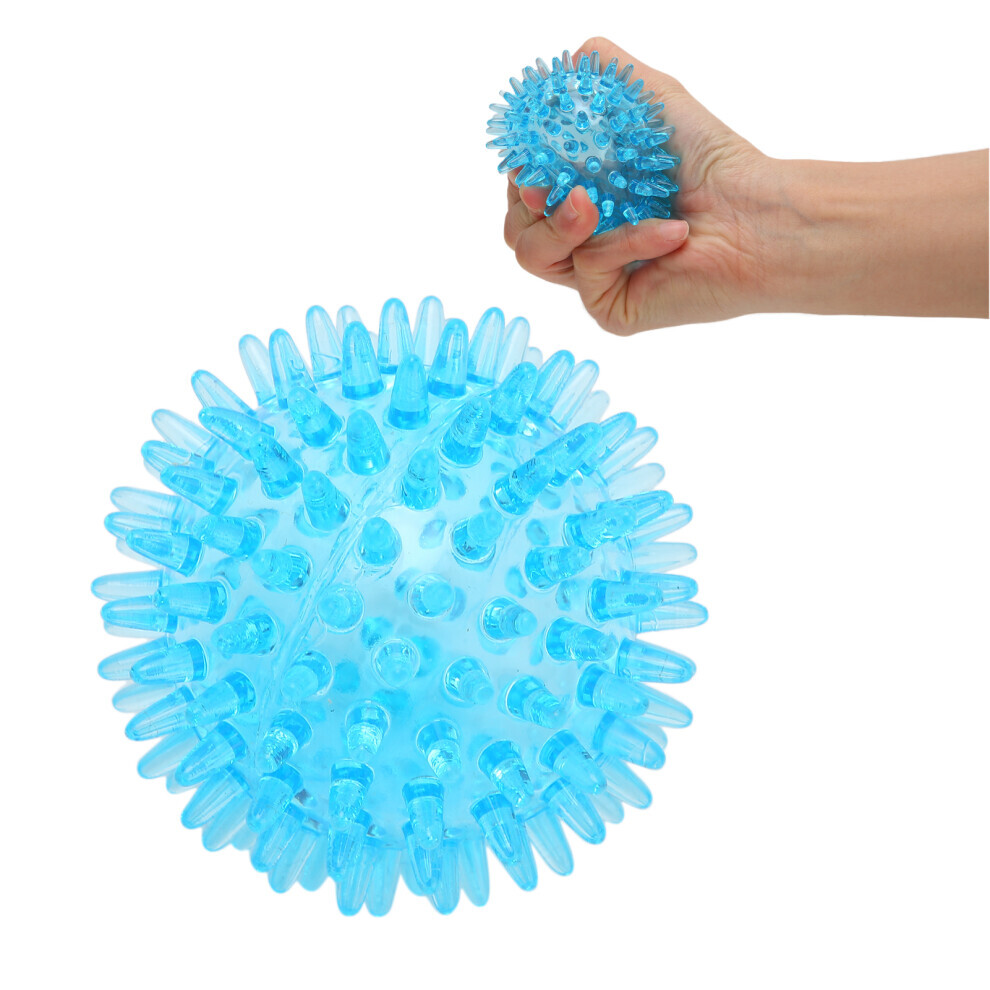 Spiky Ball Hollow Soft Transparent Strength Hand Exercise Massage Ball for Hand Wrist