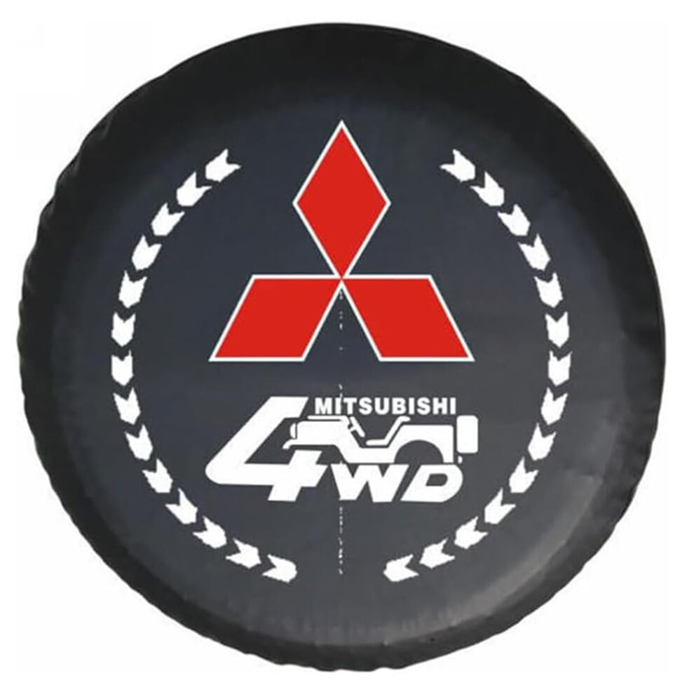 14 Inch Spare Tire Cover For Mitsubishi Pajero Io 19982007 Suv, Durable Wheel Protector 9455672184939