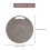 4X Cutting Board Plastic Kitchen Cutting Board Round Baking Board Fruit Vegetable Cutting Board with Handles 31cm 3