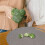 4X Cutting Board Plastic Kitchen Cutting Board Round Baking Board Fruit Vegetable Cutting Board with Handles 31cm 9