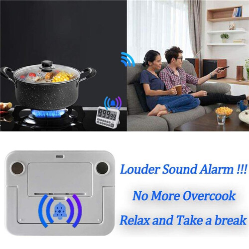 3X Digital Kitchen Timer, Large Display Cooking Timer Cycle Count /Down Timer with Digits Directly Input, Loud Alarm 1