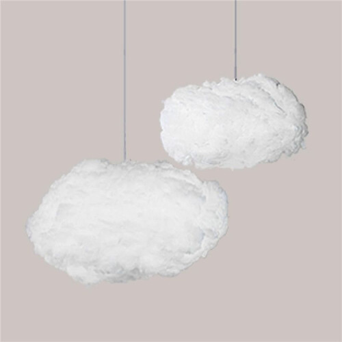 27PCS Clouds Decorations for Ceiling, Cotton Simulation Hanging Cloud Decoration, 3D Artificial Clouds Props 1