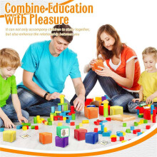 12PCS DIY Educatief Spel Dobbelstenen Leren Dobbelstenen Set met 6 Zijden Clear Pocket Photo Pocket