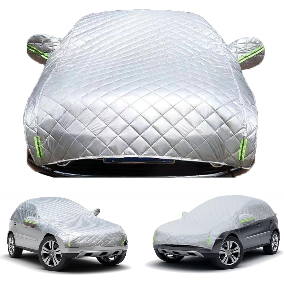 Car Cover For Honda Hrv 20162025, Heavy Duty All Weather Waterproof Cover With Reflective Stripes And Secure Fit Silver 9330225829270