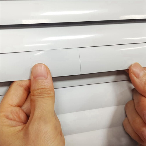 12 Sets Horizontal Blinds Replacement Slats, White Horizontal Blind Repair Tabs, White Blind Fixers for Horizontal 2