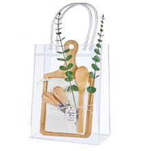 1 Set Bruidsdouche-Feestgunsten, Vierkante Kaasplank, Cadeauset, Houten -Charcuterieplank met Mes, Vork en .