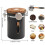1800ml Koffiebus Luchtdichte Containers Keukenvoedselbewaarcontainer met Datumtracker en Schep 5