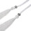 2X Gewebte Quaste GüRtel Knoten Verziert Taille Kette Taille Seil Weiß 5