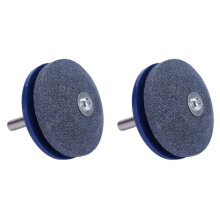 2X 50Mm Faster Blade Sharpener Lawn Mower Universal Grinding Rotary Drill Cuts Lawnmower Blade Sharpener(1Pcs)