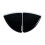Car Center Console Lid Panel Armrest Box Trim Protective Cover Stickers for  E Class W211 Glossy Black 1