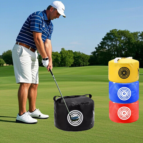 Portable Golf Hitting Practice Bag Light weight for Golf-Black 2