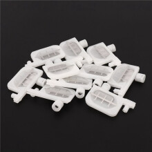 Amortiguador de Tinta Dumper de 50 Piezas Amortiguador Pequeño con Filtro Pequeño para DX3 / DX4 / DX5 Cabezal de Impresión / para R1800 /