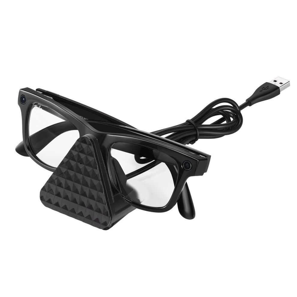 Smart Glasses Charger Dock With Usb Adapter, Precision Alignment And Travel Ready 9092120673593