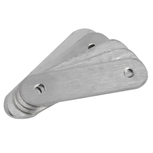 60mm x 16mm Straight Repair Joining Mending Flat Plate Bracket 30Pcs 1