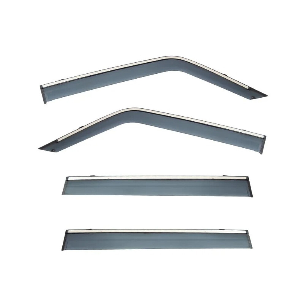 Window Visors For Mitsubishi Pajero 19921998, Weatherproof Rain Guards With Uvresistant Polycarbonate Build 9330225972228