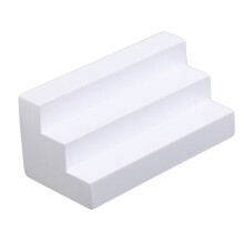 1:12 Maison de PoupéE Miniature Bricolage Cottage Blanc en Bois Porte Escalier Maison de PoupéE Accessoires D'ExtéRieur