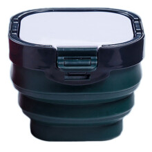 Superior 3-In-1 Folding Paint Box Comes with Pen Washer 16-Grid Color Palette Pigment Packing Box Palette Painting Supplie,Green