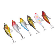 6 Stück Künstliche Angelköder 8cm/10g Kunststoff & Stahl Salzwasser & Süßwasser