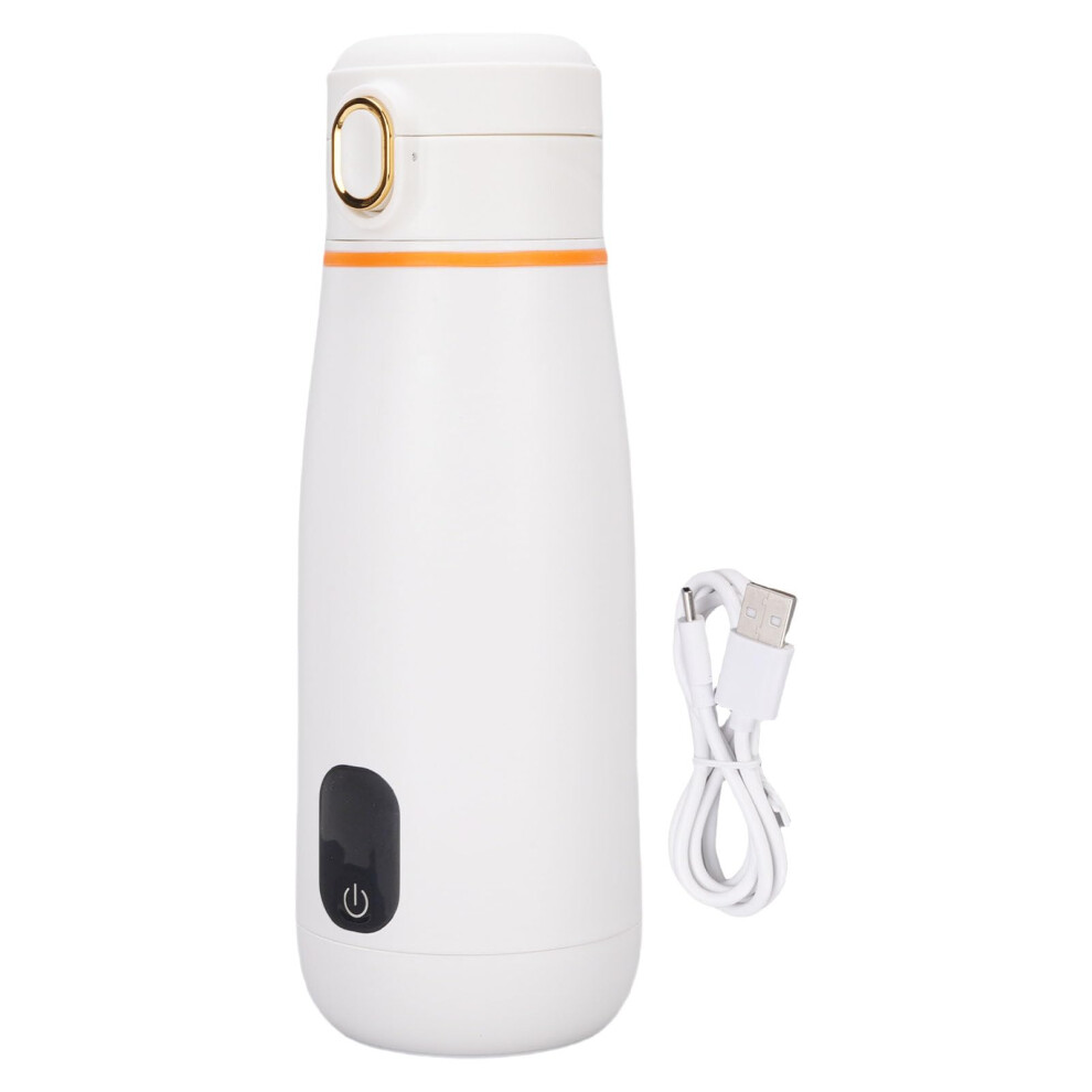 Portable Milk Warmer with LED Display, Cordless Rechargeable 316 Stainless Steel Baby Bottle 350ml