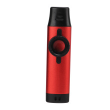 Metal Kazoo mit Resinmundstück, verstellbare Spannung, Windsinstrument in Rot