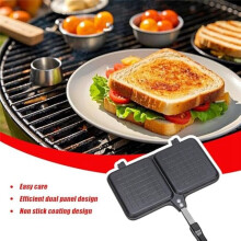Tosti-Ijzer, Dubbelzijdige Broodrooster, Antiaanbaklaag, Kaassmelter, Grill, Thermische Tosti-Ijzer voor de Keuken