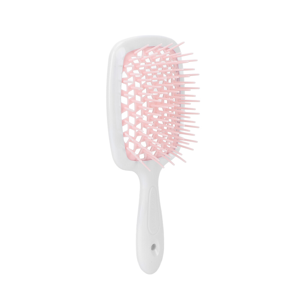 Pink Detangling Massage Hair Comb Abs, 20.5X8.4cm, Scalp Massage