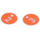 Beekeeping Supplies 50 Pcs Rounded Numbered Labels for Beehive Tagging Orange 3