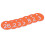 Beekeeping Supplies 50 Pcs Rounded Numbered Labels for Beehive Tagging Orange 4