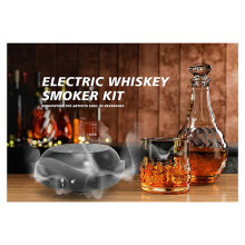 Electric Cocktail Smoker Kit Rechargeable One-Button No Butane Great Holiday Gift for Men, Dad, Husband