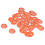 Beekeeping Supplies 50 Pcs Rounded Numbered Labels for Beehive Tagging Orange 8