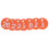 Beekeeping Supplies 50 Pcs Rounded Numbered Labels for Beehive Tagging Orange 13