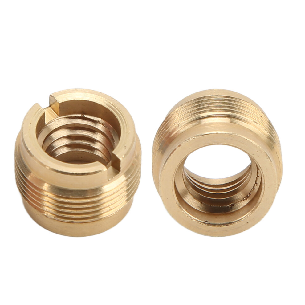 5Pcs 3/8" Female To 5/8" Male Microphone Thread Adapter Rustproof Copper 9311390526157