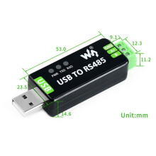 5X Waveshare Conversor Serial RS485 USB para RS485 MóDulo de ComunicaçãO 300-921600Bps Circuito de ProteçãO ESD Integrado