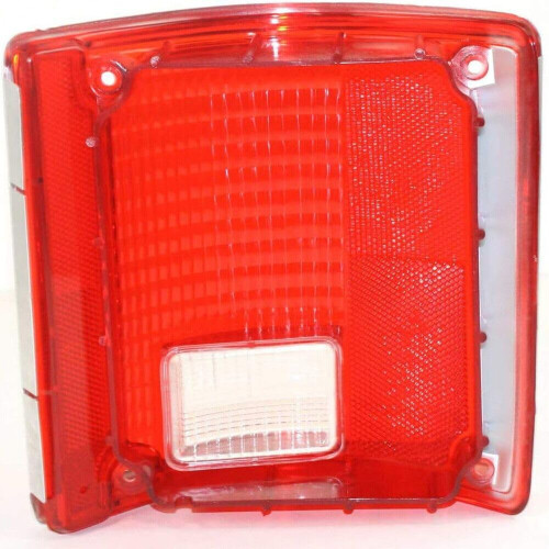 Left Driver Side Tail Light Lens GM2800122 for 5.7L Direct Fit Replacement Red Clear 1