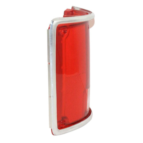 Left Driver Side Tail Light Lens GM2800122 for 5.7L Direct Fit Replacement Red Clear 2
