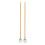 2Pcs Marimba Yarn Mallets, 42cm, Bamboo & White, Soft Handle 10