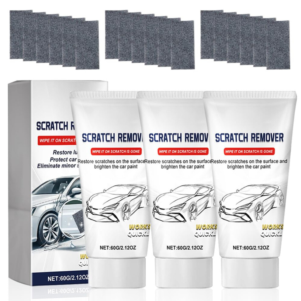 Car Scratch Remover Nano Sparkle Cloth Set, Deep Scratch And Quick Surface Restoration (#3 Sets) 9092120176780