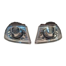 Car Lights for Alteza for IS200 IS300 1998-2005 Car Bumper Reflector Lamp Front Grille Driving Fog Light NO Bulb