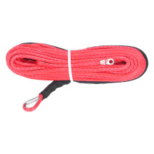 Premium Synthetic Winch Cable 4,8 mm x 15 m Wasserdicht 2500 kg Rot