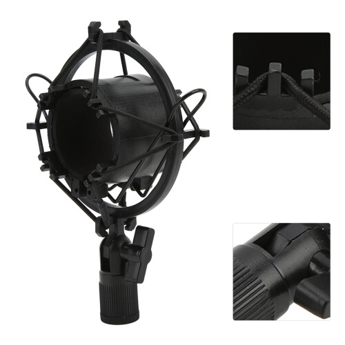 Plastic Microphone Shock Mount 47‑57mm for Streaming Recording Studio 2
