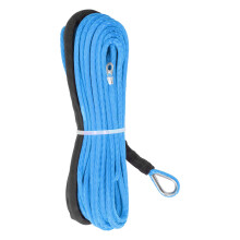 ATV UTV Seilwinde Kabel 4,8 mm x 15 m Synthetischer Faser 5500 lbs Wasserdicht Blau