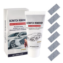 6PCS Nano Sparkle Cloth Car Scratch Remover Kit with Paste, Instant Scratch and Gloss Restoration