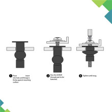 16 Pack Toilet  Screws Toilet  Hinges Bolt Expanding Rubber Top Nuts Screw Fixings Fix WC Blind Hole Fittings