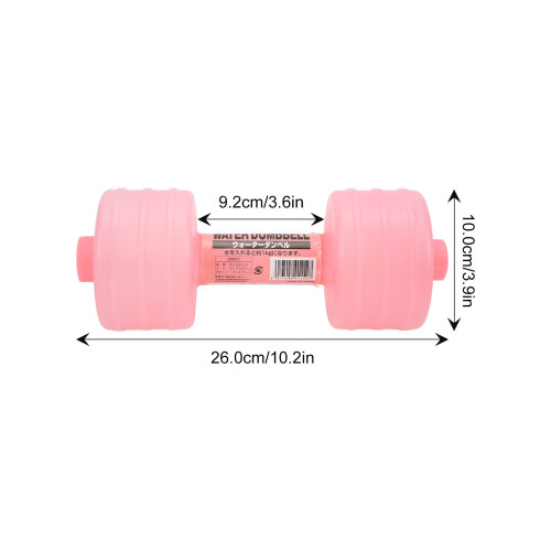 Pink 2-Piece Leakproof Dumbbells