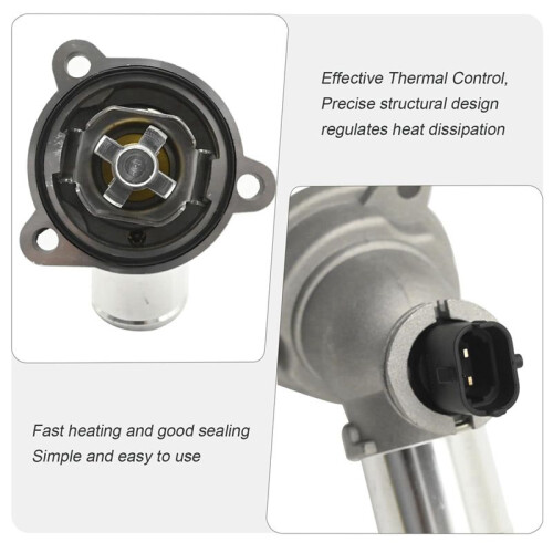 5PCS Car Engine Coolant Thermostat Assembly 25199831 for  Spark 2013-2015